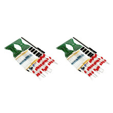 2X 30 LEDs Electronic LED DIY Kit Double Layer PCB Board Components Soldering Practice Suite Red LED Red Light
