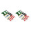 2X 30 LEDs Electronic  LED DIY Kit Double Layer PCB Board Components Soldering Practice Suite Red LED Red Light 1