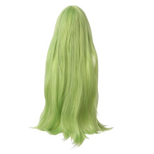 Grasgroene Lange Rechte Pruik, Synthetische Vezelpruik, Matchmaker Pruik Gevlochten Pruik voor Anime Cosplay