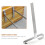 Beekeeping Beehive Frame Holder Perch Stand Support Bracket Rack Bee Hive Perch Side Mount Tools 10