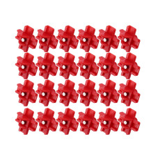24 Pack Horizontal Side Mount Automatic Poultry Nipples Clean Drinker Waterer for Chicken or Quail