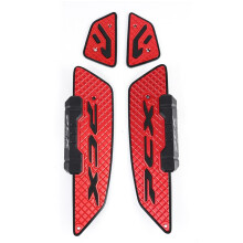 Para PCX160 PCX125 2025, Pedal de Liga de Alumínio Modificado, Antiderrapante, Vermelho