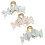 Modieuze acrylvlinderhaarclip, multifunctioneel-Blauw 2