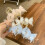 Modieuze acrylvlinderhaarclip, multifunctioneel-Blauw 7