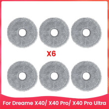 6 Pezzi di Panno per Mocio per Robot per X40/ X40 Pro/X40 Pro Ultra Sweeper, Accessori di Ricambio per Aspirapolvere