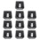 10Pcs Turntable Stylus Display Case - Stylus Holder for Record Players, Phonograph Needle Storage Case 1