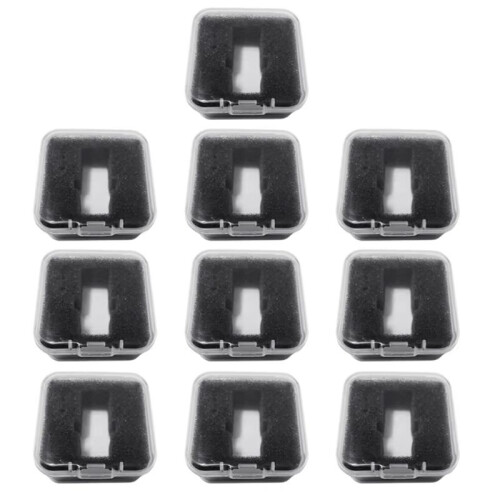 10Pcs Turntable Stylus Display Case - Stylus Holder for Record Players, Phonograph Needle Storage Case