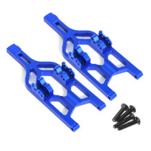 RC Car Upgrade Fram & Tillbaka Sänk A Arm Svängarm Kit för  1/10 E-Maxx/T-Maxx RC Car Upgrade Delar Blå