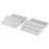 Kit de Rampa de Carga para Caminhão e Reboque com 2 Ferramentas, Kit de Placa de Rampa de Alumínio para Madeira de Carvalho de 2x8 Polegadas para 2