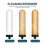 4X Multifuntional Pitcher Purifier Elements Candle Tool Pur Filter Sturdy Ceramic Filter Elements Inch Plastic 3