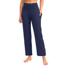 Women's yoga pants, wide-leg pants, comfortable,-Navy Blue XL