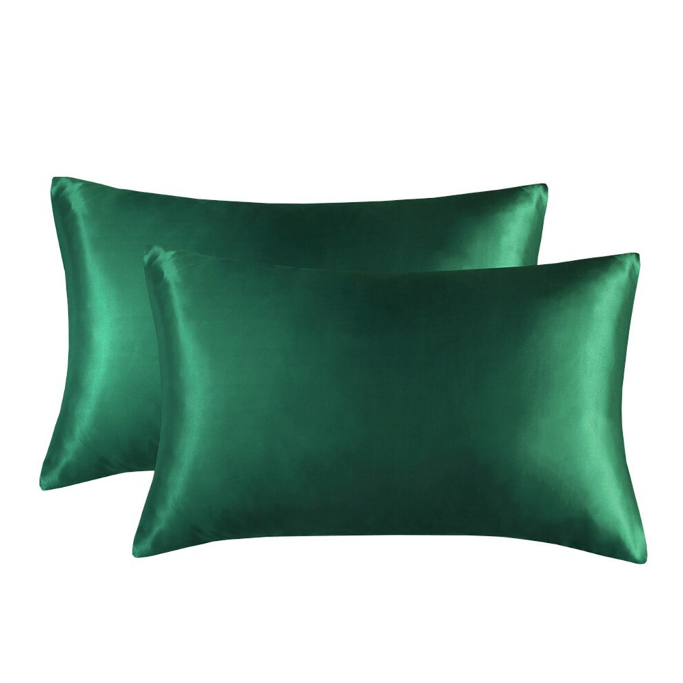 Breathable Satins Pillowcase Ideal For Any Season Hot- A Green