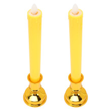 2er-Pack LED-Elektrokerzen für Zuhause und Buddha-Altar