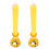Conjunto de 2 velas elétricas de LED para casa e altar de Buda 1