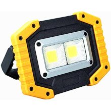 Refletor LED LINLIN para exterior, 30W, recarregável