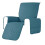 Funda reversible para sillón reclinable con bolsillos, lavable. 1