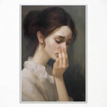Klassisches Kunst-Toilettenposter, 12 x 16 Zoll
