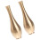 Kupferne Mini-Vasen, 2er-Set – Goldene dekorative Tischvase 1