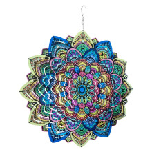 Wiatraczek 3D Mandala – stal nierdzewna, 30 cm,