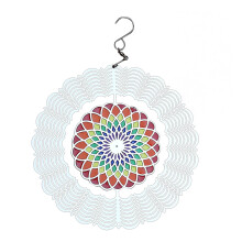 Drehbares Windspiel aus Metall, 20 cm, für den Außenbereich