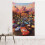 Lightning McQueen Wandteppich aus Polyester 1