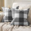 Μαξιλαροθήκες Buffalo Check Linen 45x45cm (2 τεμάχια) 1