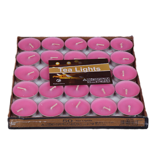 50 velas de chá brancas sem tabaco