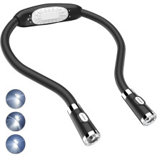 Lampe de lecture LED pour le cou – Lampe mains libres flexible, 4