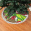 Weihnachtsbaumrock mit Fransen und Spitze, 122 cm, Polyester 1