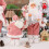 Santa Claus Plush Figurine Pink Robe 1 pc 4