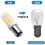 Λαμπτήρας LED 5W B15d 220-240V 500lm Ψυχρό Λευκό 3