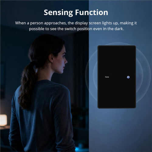 Tuya Zigbee DIY Name  US Black Touch Panel  Display Screen Light  Work with  Life App 3 Gang 2