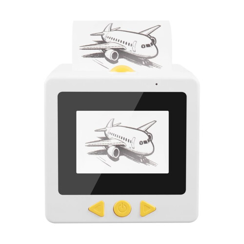 StickerBox KI-Drucker, KI--Drucker, Sprachgesteuerter Drucker, -Drucker mit Digitalem Display, Schwarz