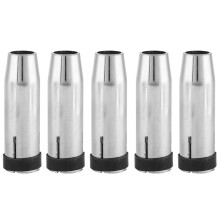 5Pcs Gas Nozzle Replacement Parts for MB 24KD MIG Welding Torch