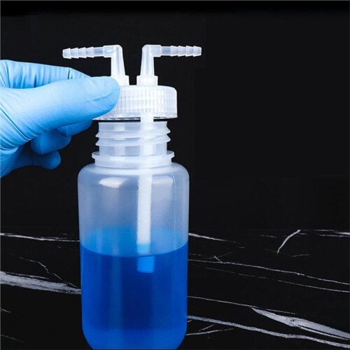 500ml Polyethylene Chemical Wash Bottle, Unbreakable, Translucent, for Laboratory Use 2