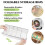 Adjustable Foldable Storage Bins Drawer Organizers Clear Drawer Organizers for Bedroom, Kitchen, Office 2