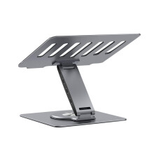 Support de Bureau 9 en 1 pour Ordinateur Portable avec Station D'Accueil, Rotation à 360, 4K 60 Hz, 3 USB 3.0, Charge PD 100 W pour PC