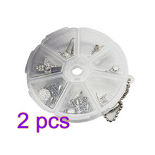 2 Organiseur Pilules Rond 7 Pour Voyage Maison