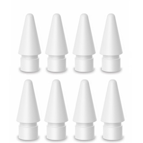 8 Pack Replacement Tip for  Pencil Nibs for  Pencil 1St & 2Nd Generation (White)