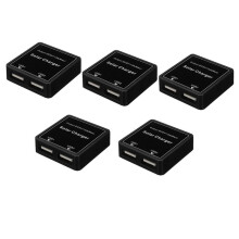 5 Pièces Chargeur de Panneau Solaire Banque de Puissance 5V 3A Dual USB ContrôLeur de Tension de Charge RéGulateur Stabilisateur Chargeur