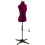 (Small (UK 10-18)) Adjustable Dressmakers Dummy, 8 Part, Plain Wine, Available in 3 Sizes 1