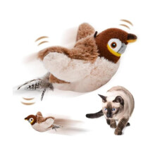 Interaktiver Vogel für Katzen, fliegendes Vogelspielzeug, Flappy Bird Katzenspielzeug, fliegender Vogel für Katzen