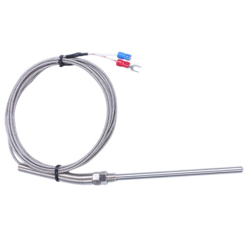2X K Type 0-800 Degree Celsius Thermocouple Probe Sensors 2M 6.5Ft 1