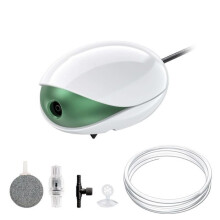 Aquarium-Luftpumpe für bis zu 100 l, ultraleise Aquarium-Luftpumpe