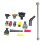For  M12 Steam Engine Adapter Accessories Adapter Connecting Tube Round Brush Kit 2