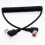Video Cable Coaxial Cable Camera PU Spring Wire Right Angle BNC to Right Angle BNC 3