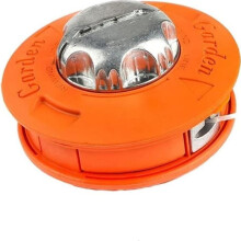 Carrete para cabezal de desbrozadora - YYV - M10 x 1.25 - Hilo de nailon de 2,4 mm - 15 m - Naranja