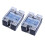 2X MGR-1 D4825 Single-Phase Solid State Relay SSR 25A  3-32 V AC 24-480 V 1