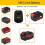 Battery Converter Adapter EIN18PAR for  18V Li-Ion Battery for Parkside Tools 4