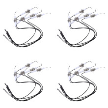 Ignition Part Plug Ceramic Electrode Igniter with Wire 30cm in Round 2.3mm Terminal 20Pcs/Lot
